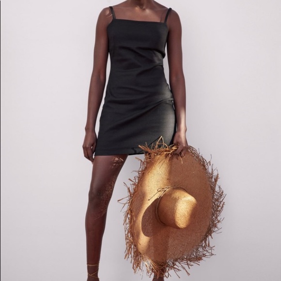 NWT Zara Frayed Trim Beach Sun Hat main image 6